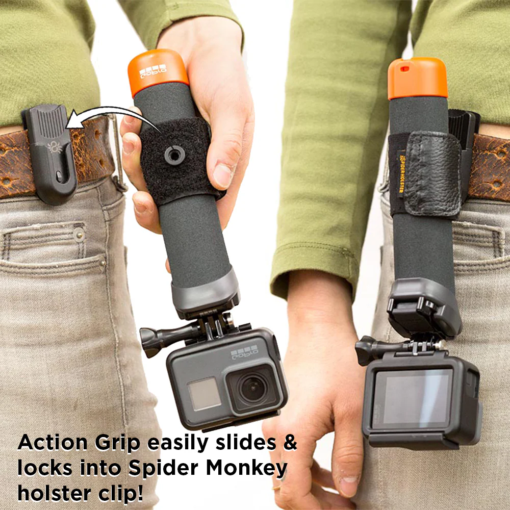 920: SpiderMonkey Action Grip - Gimbal Grip + Clip - Image 7