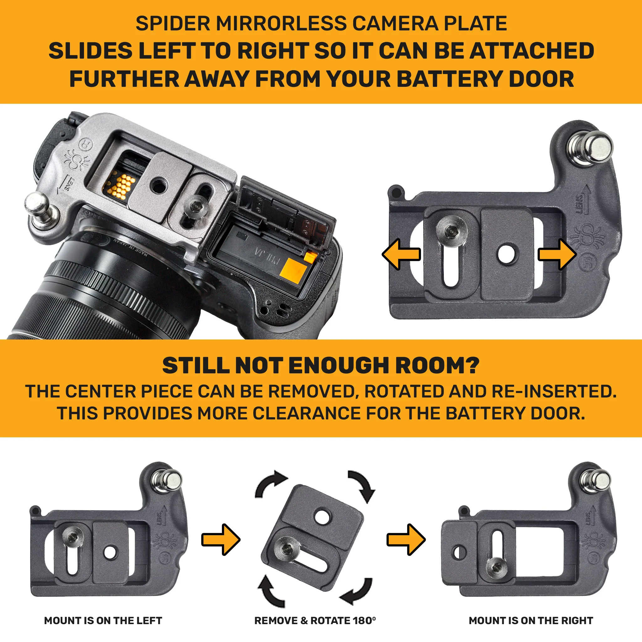 156: SpiderPro Mirrorless Camera Plate v2 - Image 5