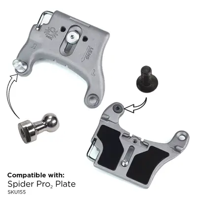 501: SpiderPro Plate Plate Pin v2 (for v2 DSLR, Mirrorless and Lens Collar Plates) - Image 3