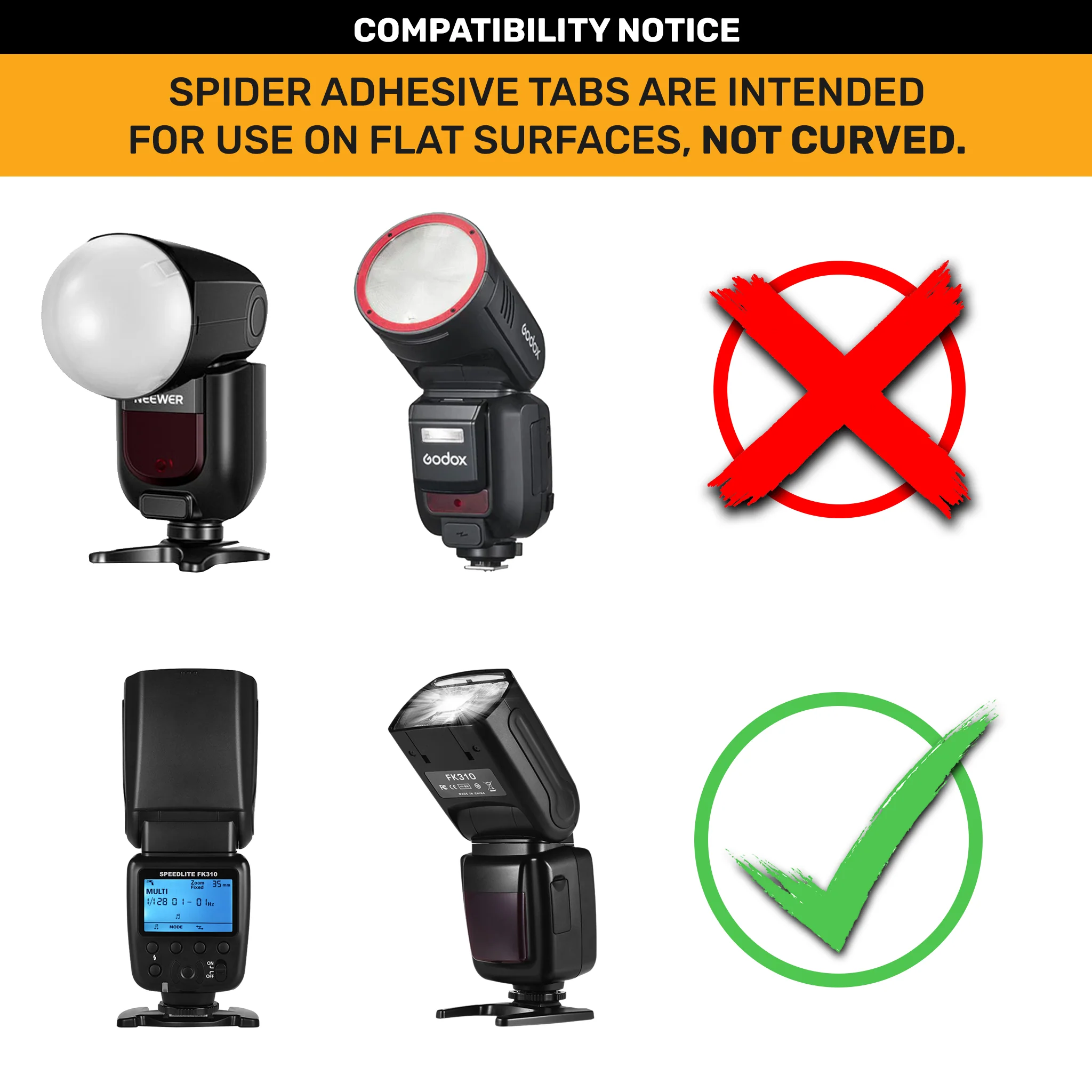 900: SpiderMonkey Accessory Holster Kit for Flash, Light Meter, Battery Pack - Image 4