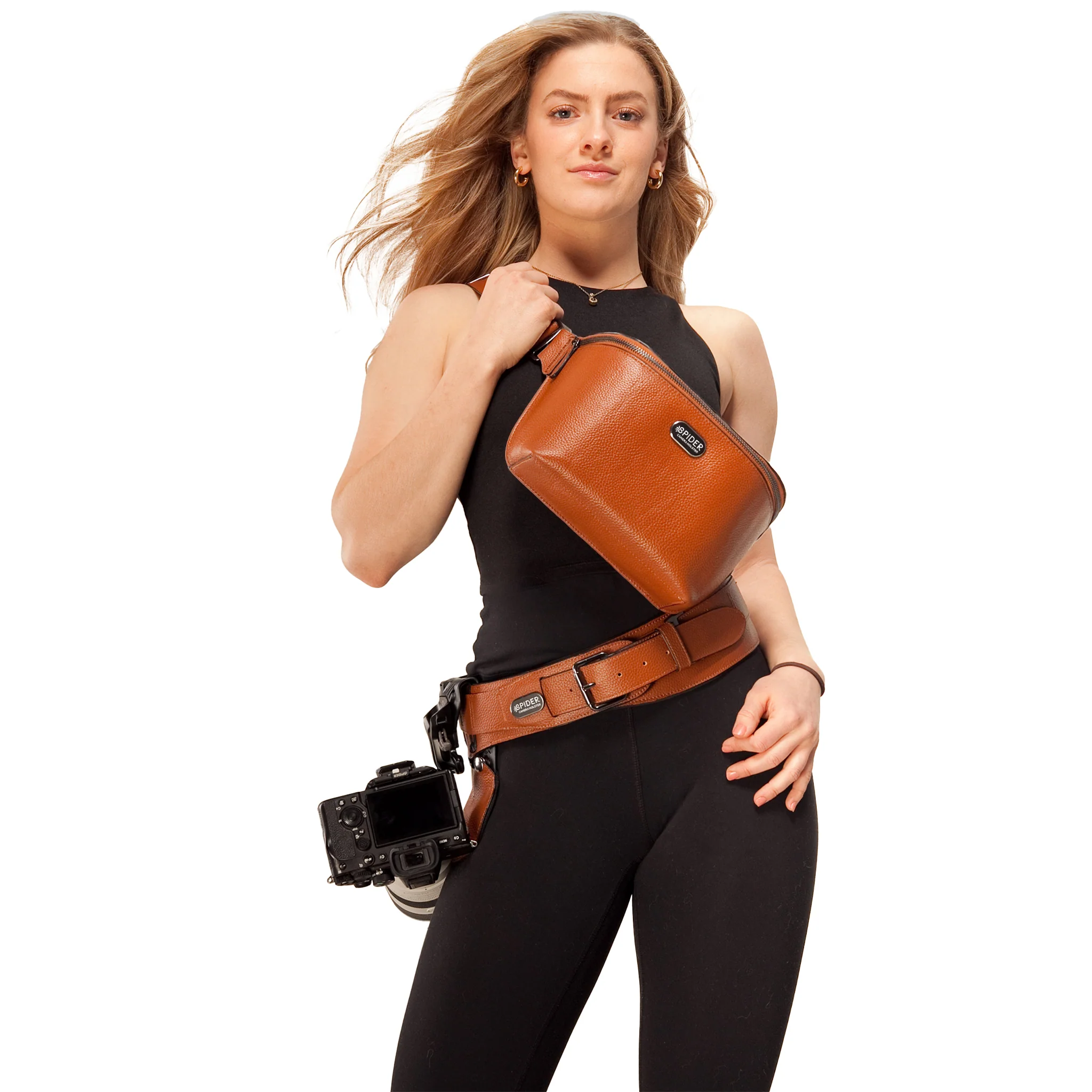 1540: SpiderPro Leather Sling Pouch - Image 12