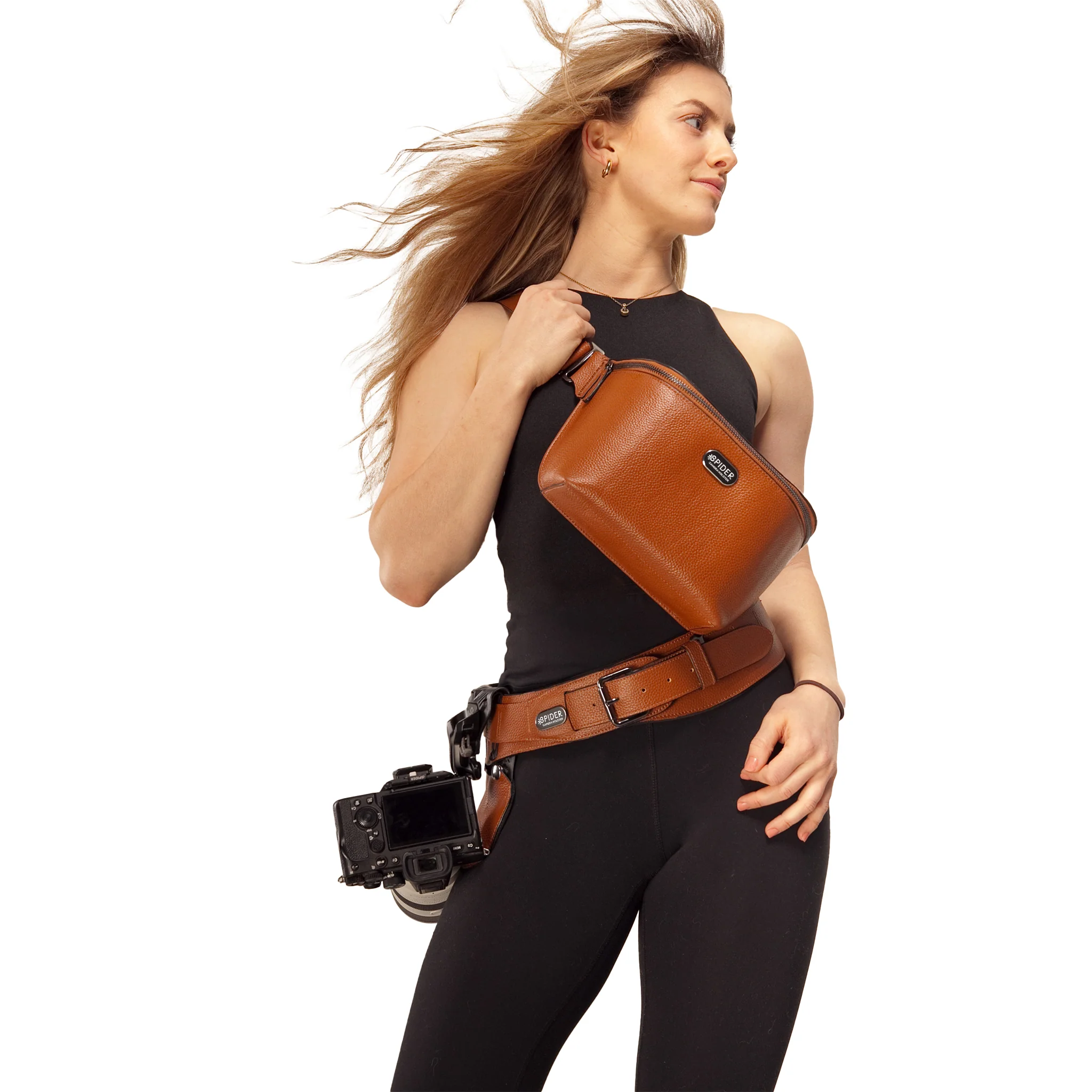1540: SpiderPro Leather Sling Pouch - Image 15
