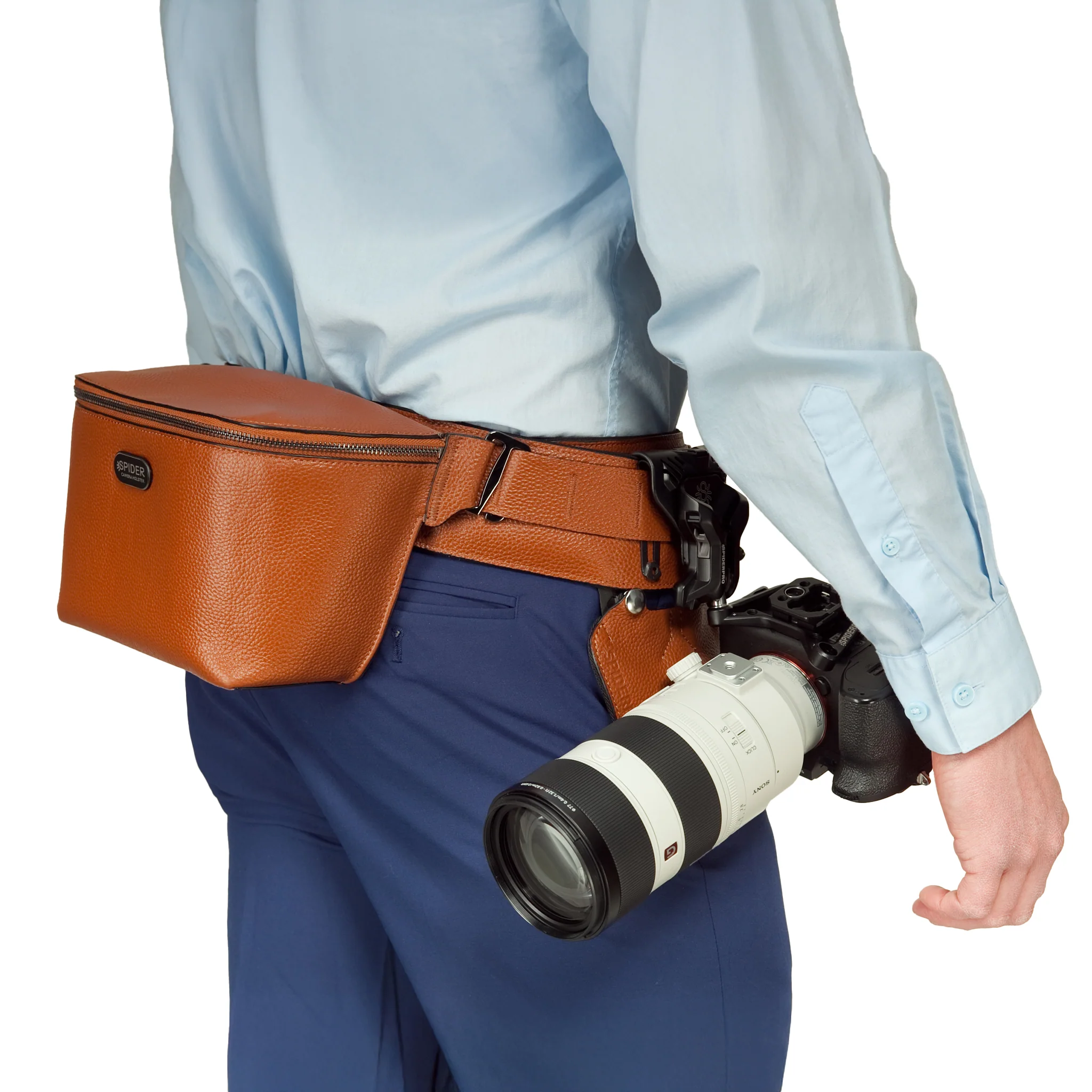 1540: SpiderPro Leather Sling Pouch - Image 18