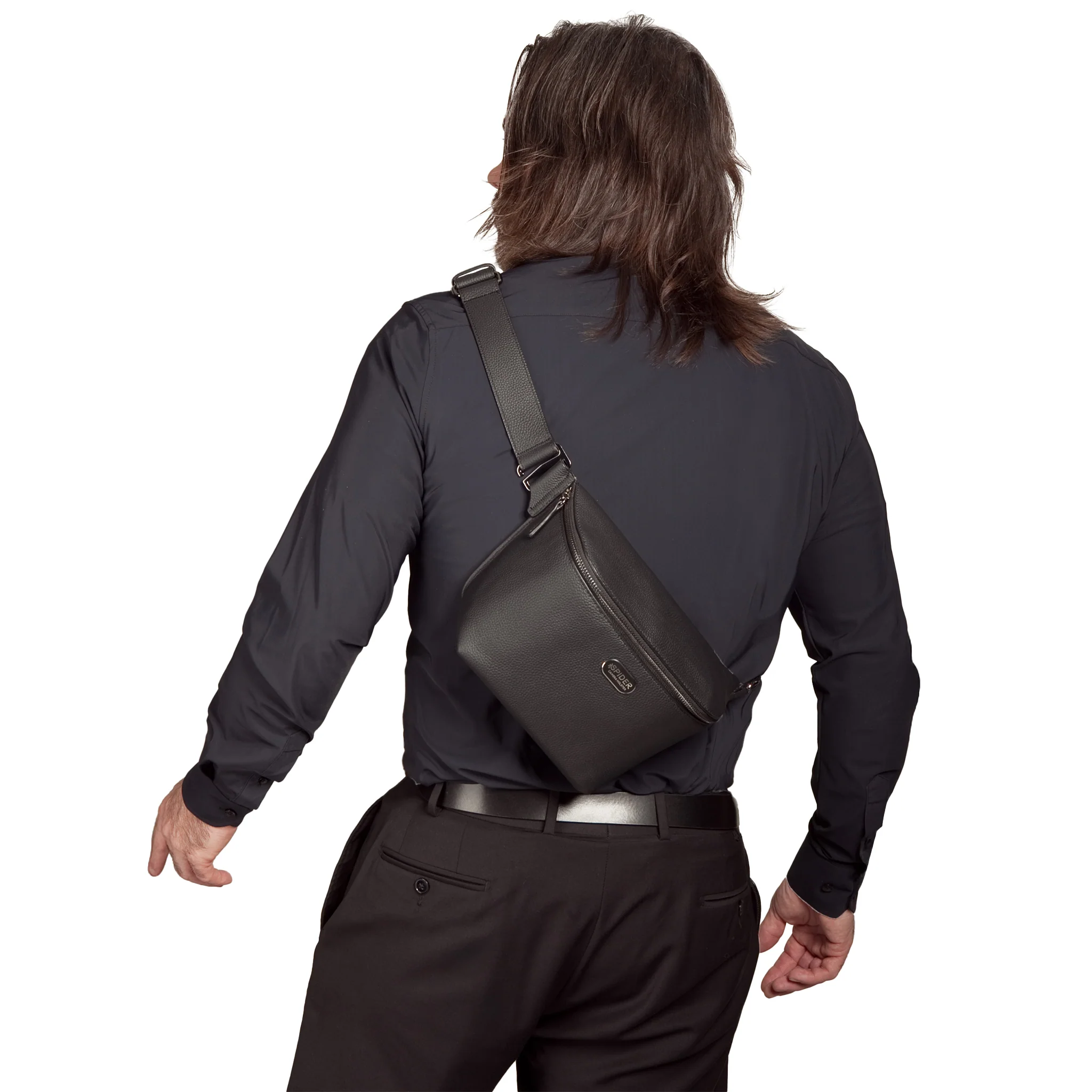 1540: SpiderPro Leather Sling Pouch - Image 9